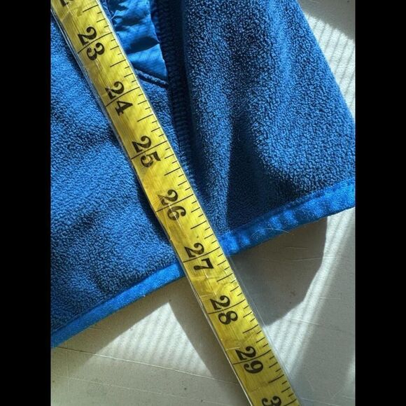 Eddie Bauer Mens Xl Blue Radiator Fleece 1/4 Snap Front Pullover Jacket - Picture 8 of 9